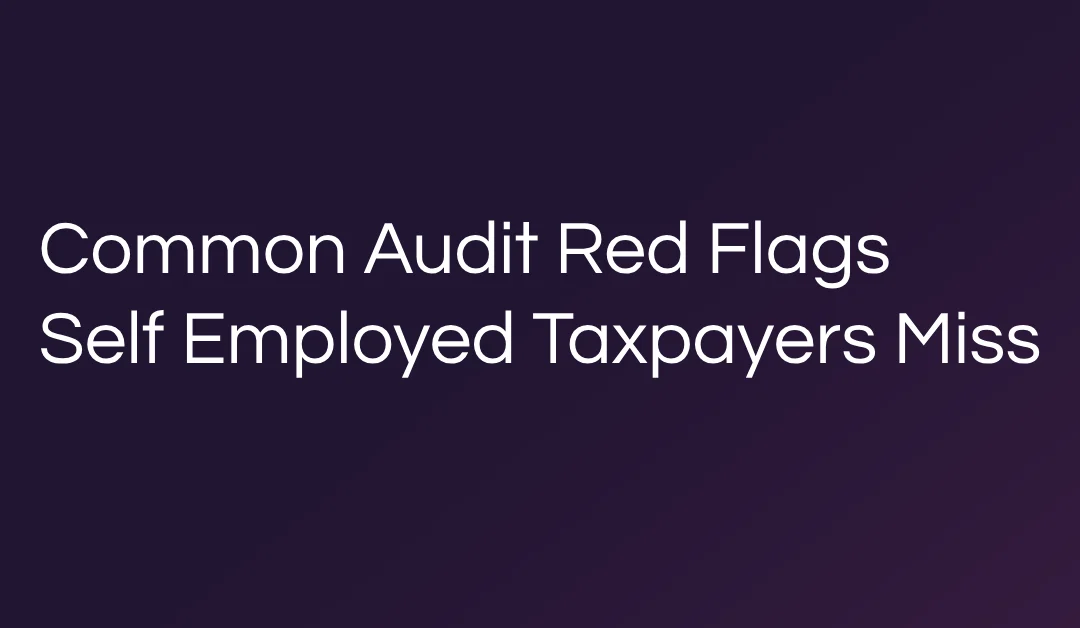 Common Audit Red Flags Self Employed Taxpayers Miss
